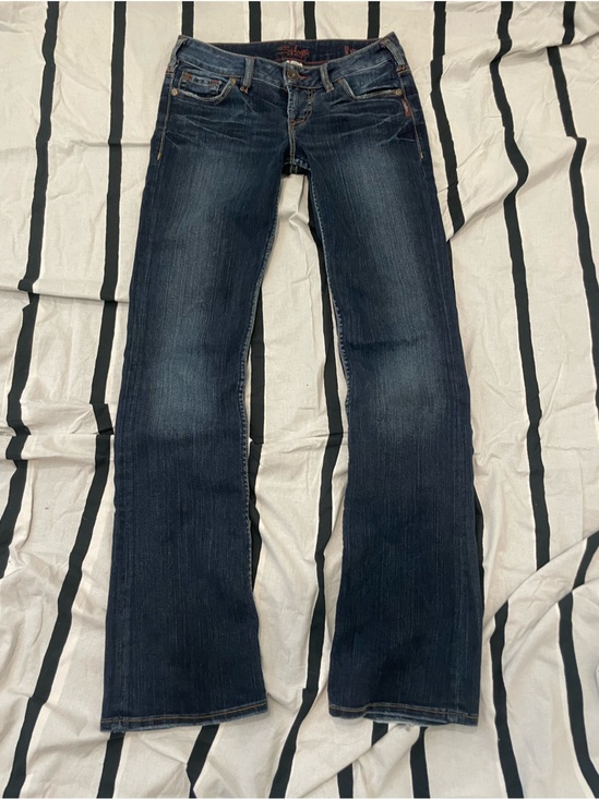 Silver Jeans Denim - Silver Jeans Dark Blue Flare Jeans